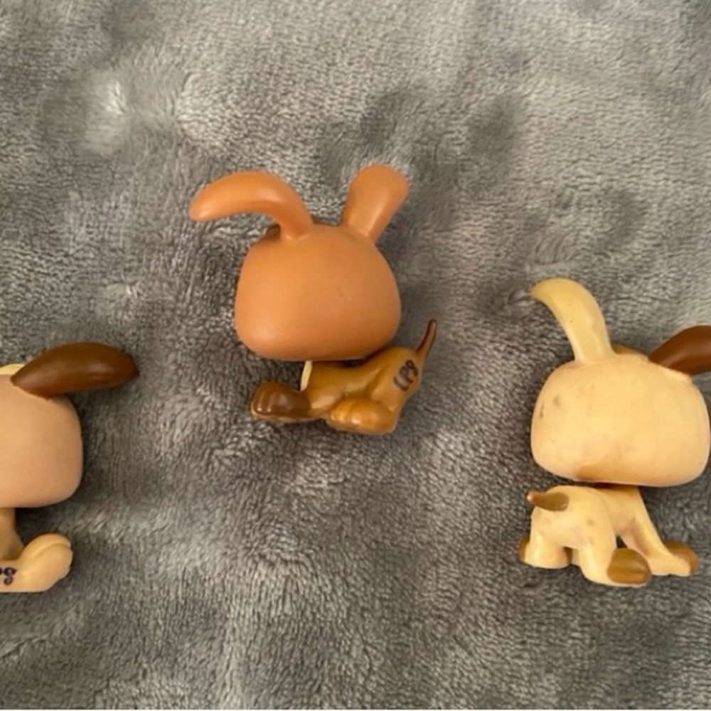 LPS Puppy Triplets w/Pet House accessory #1338 #1339 1340 - Picture 11 of 12
